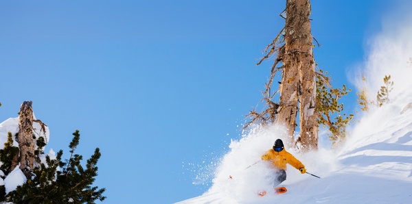 Mammoth Mountain skier